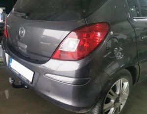 Tow bar - Opel Corsa D Hatchback 2006-2014 Semi-detachable Hakpol - Img 4