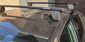 Bare transversale Menabo Delta Black pentru Infinity Q30, 5 usi, model 2015-2019 - Img 7