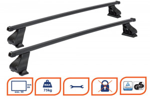 Bare transversale otel K39 pentru Fiat Panda III (punct fix), 5 usi, model 2015+ - Img 7