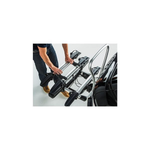 Bike rack Yakima JustClick 3 + Extensie for 4 bikes tow-bar mounted - Img 8