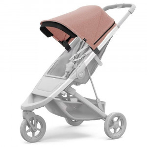Canopy for Thule Spring stroller, CANOPY MISTY ROSE PINK - Img 3