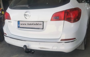 Carlig de remorcare Opel Astra J Combi/Break 2010-2015 Semidemontabil Hakpol - Img 4
