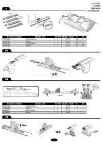 Kit de prindere Menabo FIX032G pentru bare transversale Tema / Tema Aluminiu