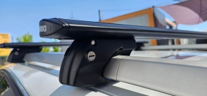 Menabo Fender Black roof bars for Nissan Sunny Break 1991-1995 - Img 10