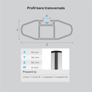 Menabo Lince Silver roof bars for BMW Serie 3 (G21) Touring 2019+ - Img 19