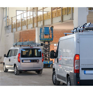 Roof bars - Ford Transit VIII Courier, model 2013+, aluminium, Menabo Professional