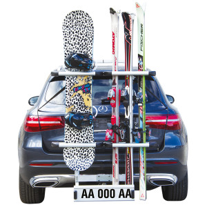 Ski & snowboard rack Fabbri Ski Pass Magnum with mounting on tow bar - Img 6
