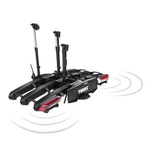 Suport 3 biciclete pe carlig Thule Epos ParkSecure 9803100, Black