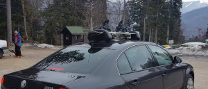 Suport ski si snowboard Menabo Aconcagua cu prindere magnetica, 3 perechi ski / 2 snowboard - Img 19
