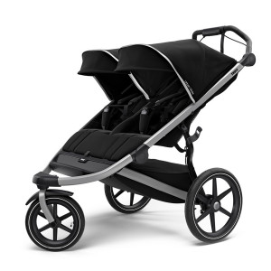 Thule Urban Glide 2 Double stroller, Aluminium/Jet Black - Img 4