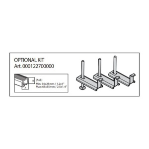 U-bracket mounting kit for Menabo Juza and Chrono bike racks