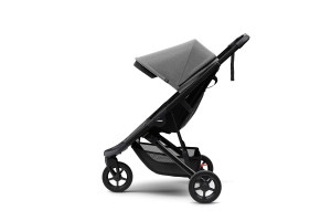 Canopy for Thule Spring stroller, CANOPY GREY MELANGE - Img 4