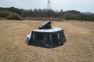 Carcamp OASI 270+ 2 car awning, right-side opening - Img 4