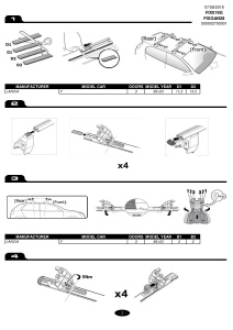Kit de prindere Menabo FIX019G pentru bare transversale Tema / Tema Aluminiu