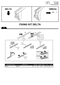 Kit de prindere Menabo KIT89G pentru bare transversale Delta / Omega