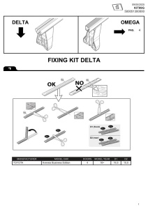 Kit de prindere Menabo KIT99G pentru bare transversale Delta / Omega