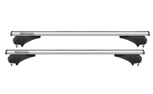 Menabo Ariem Silver XL roof bars for Volvo XC60 2008-2013