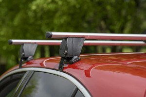 Menabo Delta Silver roof bars for Saab 900, 5 doors, model 1991-1997 - Img 6