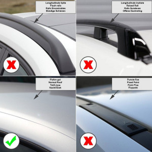 Menabo Delta Silver roof bars for Suzuki Swift V, 5 doors, model 2013-2017 - Img 10