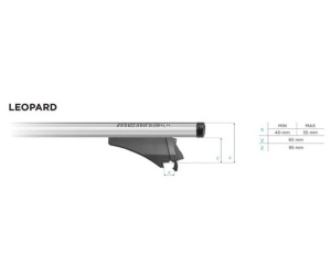 Menabo Leopard Silver roof bars for Kia Sportage (QL) 2016+ - Img 5