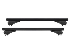 Menabo Sonic Black XL roof bars for Audi A4 (B8/8K) Avant 2007-2015 - Img 1