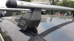 Menabo Tema Aluminium roof bars for Fiat Doblo Restyling, model 2009-2010 - Img 9