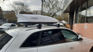 Roof box Menabo Mania 400 ABS White, 164x79x36cm - Img 18