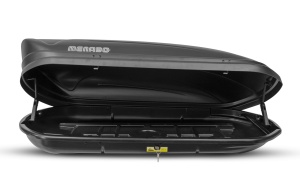 Roof box Menabo Marathon Dark 460, 195x79x36cm - Img 4
