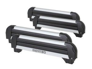 Ski & snowboard rack Menabo Iceberg Double roof-bar mounted, 8 pairs ski / 4 snowboard