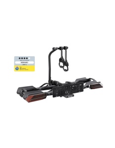 Suport biciclete Menabo Orbit 2 pentru 2 biciclete, cu chingi si lumini LED, prindere pe carligul de remorcare