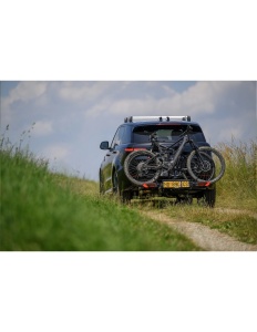 Suport biciclete Menabo Orbit 3 pentru 3 biciclete, cu chingi si lumini LED, prindere pe carligul de remorcare - Img 3