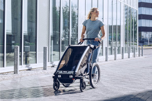 Thule Chariot Lite 1 multisport trailer, Agave - Img 6