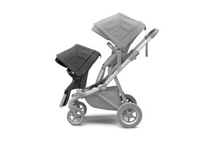 Thule Sleek Sibling Seat accessory - additional seat for Thule Sleek, Grey Melange - Img 5