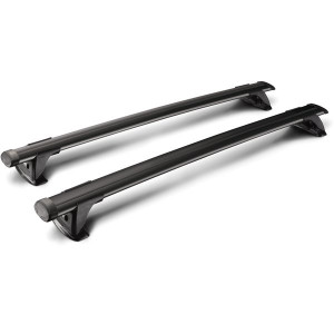 Yakima ThruBar Black roof bars for Volvo XC70 2007-2013