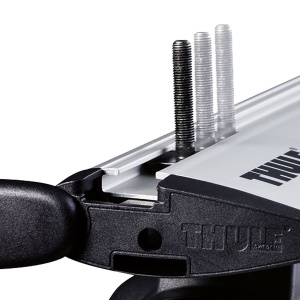 Adaptor T-track pentru cutie portbagaj Thule T-Track Adapter 697-6 697604, Aluminum