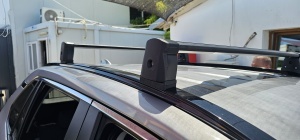 aluminium Menabo Dedicate OE roof bars for Toyota RAV 4 (XA50), model 2018+, Black - Img 10