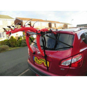 Bike rack Saris Bones 3 Red for 3 bikes tailgate mounted/boot - Img 2