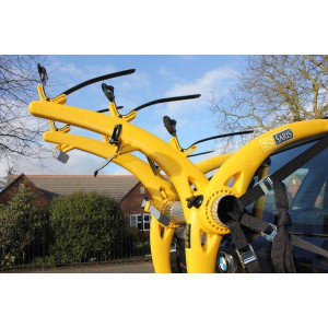 Bike rack Saris Bones 3 Yellow for 3 bikes tailgate mounted/boot - Img 5