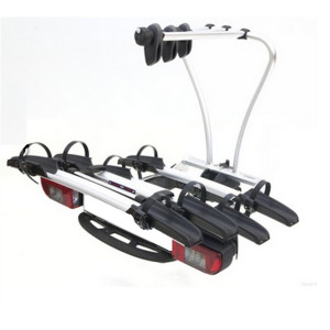 Bike rack Yakima JustClick 3 + Extensie for 4 bikes tow-bar mounted