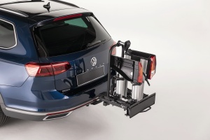 Menabo Antares towbar bike rack for 2 bikes, foldable, tilting, e-bike ready - Img 4