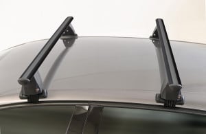 Menabo Delta Black roof bars for Fiat Grande Punto, 3 doors, model 2005-2012 - Img 2
