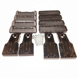 Menabo Delta Silver roof bars for Ford Fiesta V, 5 doors, model 2002-2008 - Img 11
