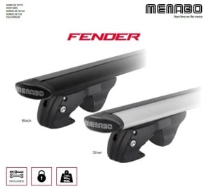 Menabo Fender Silver XL roof bars for Honda Odissey 2010+ - Img 6