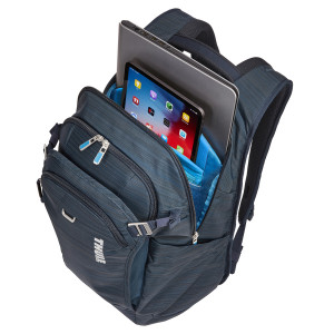 Rucsac urban cu compartiment laptop, Thule, Construct, 24L, Carbon Blue - Img 4