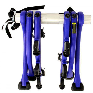 Saris Bones 3 Blue rear bike rack for 3 bikes, fits tailgate or boot lid - Img 2