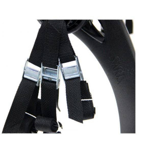 Saris Bones 3 rear bike rack for 3 bikes, strap-on (tailgate or boot lid), black - Img 16