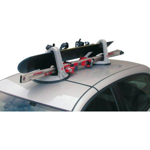 Ski rack and snowboard Fabbri Kolumbus Ski & Board magnetic mounting, 2 pairs ski / 2 snowboard - Img 2