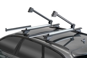 Ski & snowboard rack Menabo Yelo 6 Silver sliding, roof-bar mounted, 6 pairs ski / 4 snowboard - Img 16