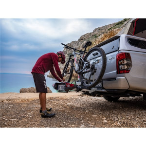 Suport biciclete Yakima FoldClick 3 pentru 3 biciclete cu prindere pe carligul de remorcare, pliabil - Img 18