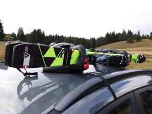Suport schi Menabo Himalaya cu prindere magnetica, 2 perechi ski + bete - Img 13